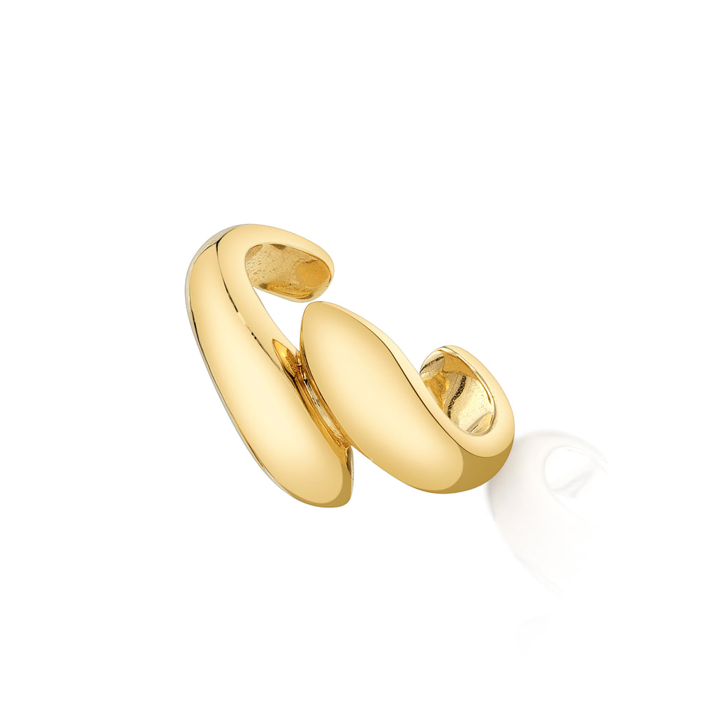 Claw Earcuff, Solid Gold