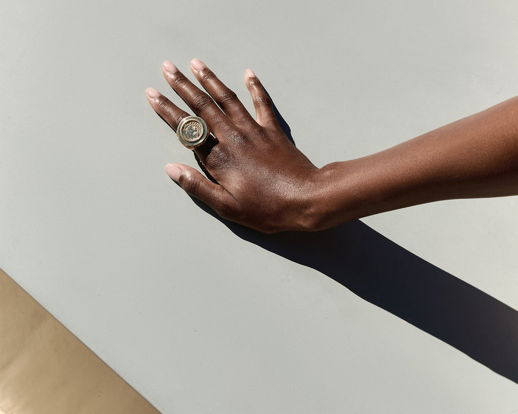 Lioness Cocktail Ring, Gold