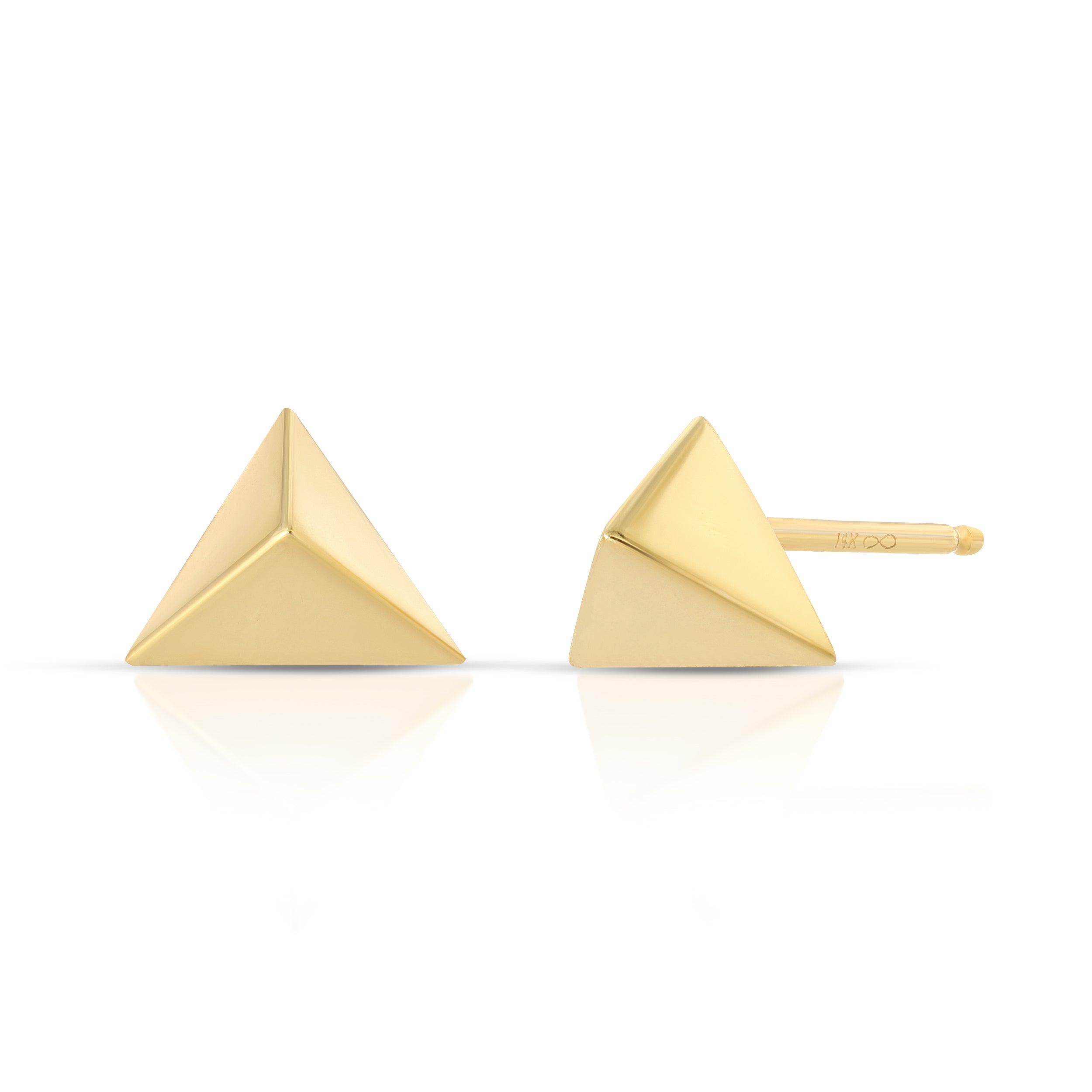 Trilogy Studs, Gold