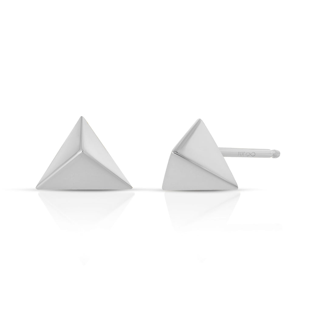 Trilogy Studs, Sterling Silver
