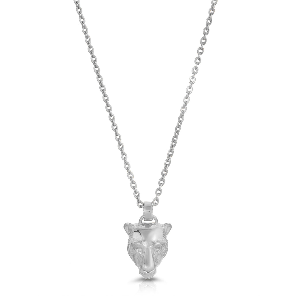 Lioness Charm Necklace, Gold
