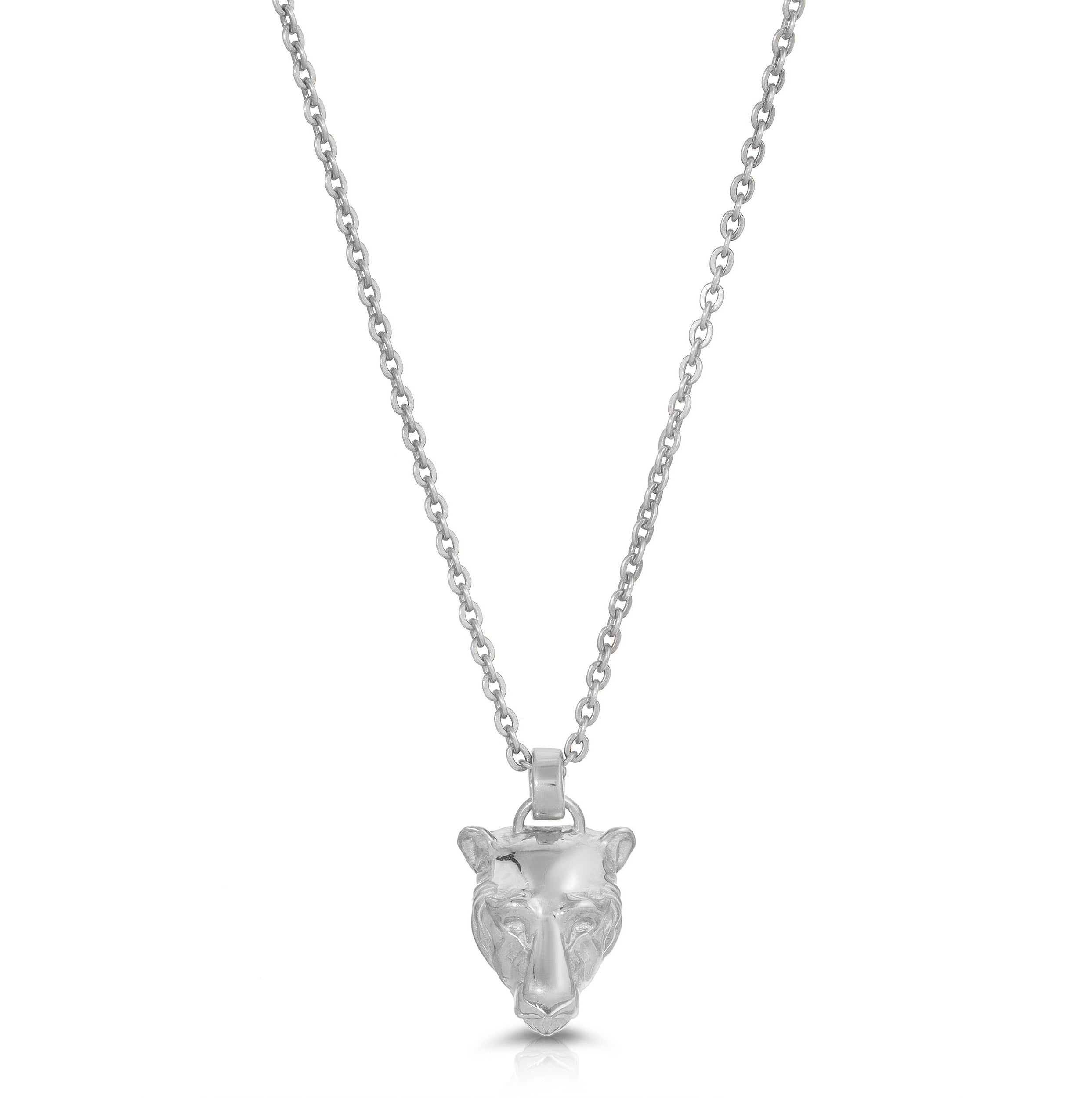 Lioness Charm Necklace, Gold