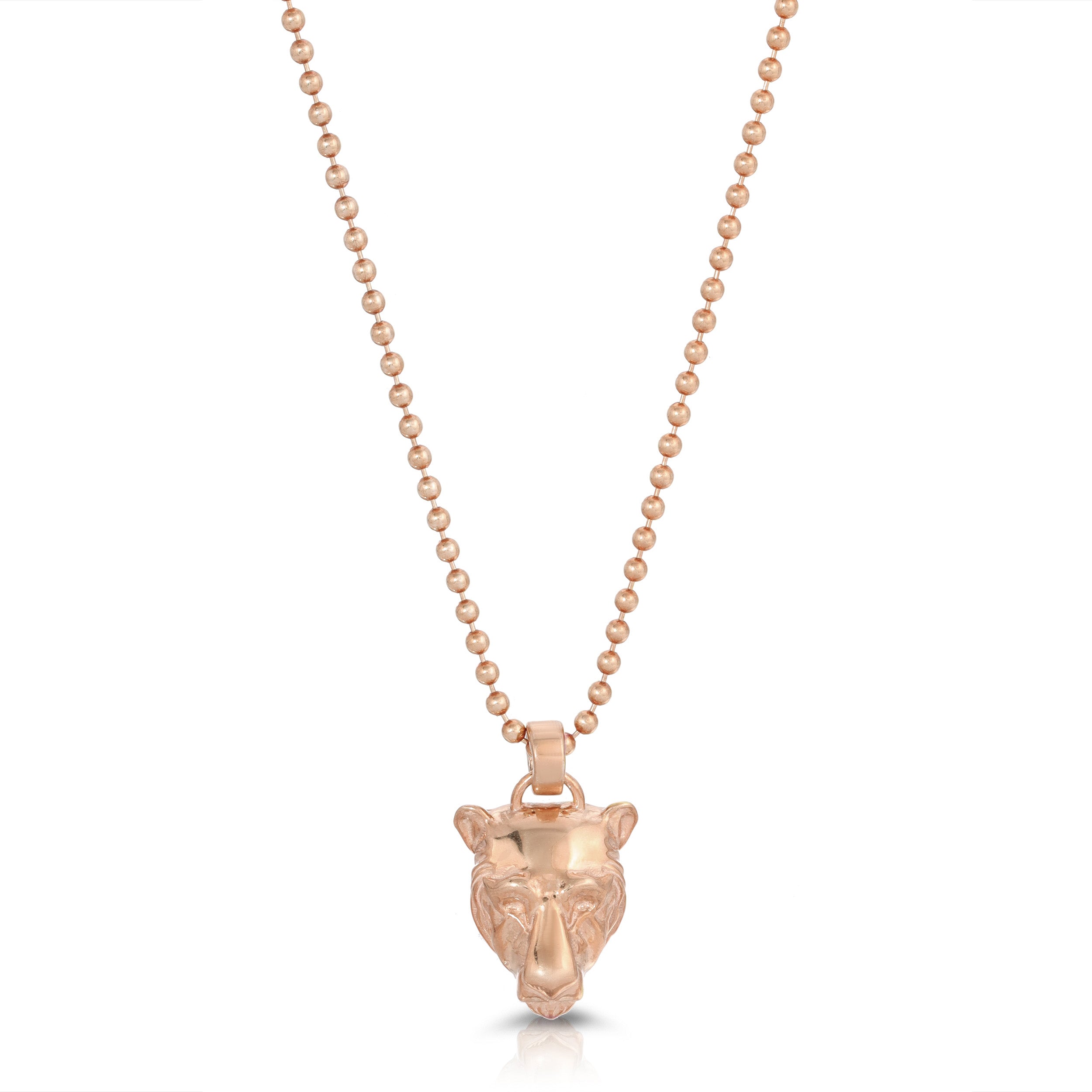 Lioness Charm Necklace, Sterling Silver