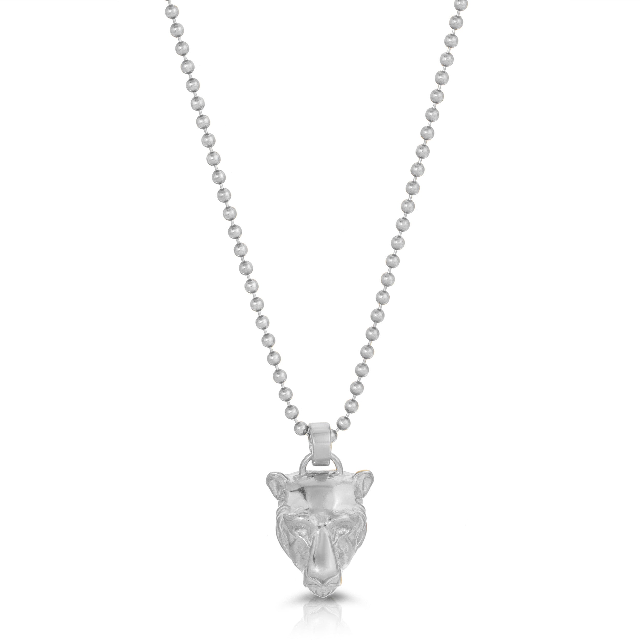 Lioness Charm Necklace, Gold
