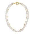 CHESTINE Beaded Wht Topaz Choker