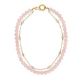 MAE Beaded Wht Topaz Choker